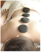 image massage pierre chaude